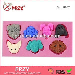 dog modelling fondant cake mold chocolate mold