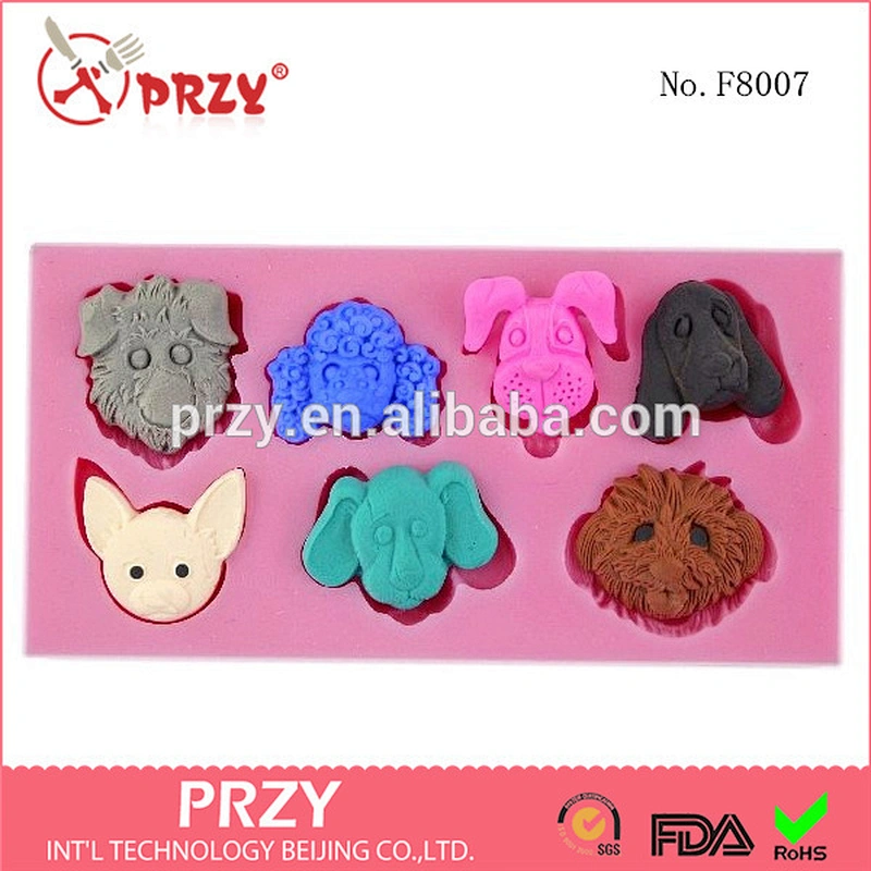 dog modelling fondant cake mold chocolate mold