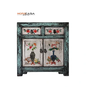 Hot sell reproduction hand painted living room cabinet