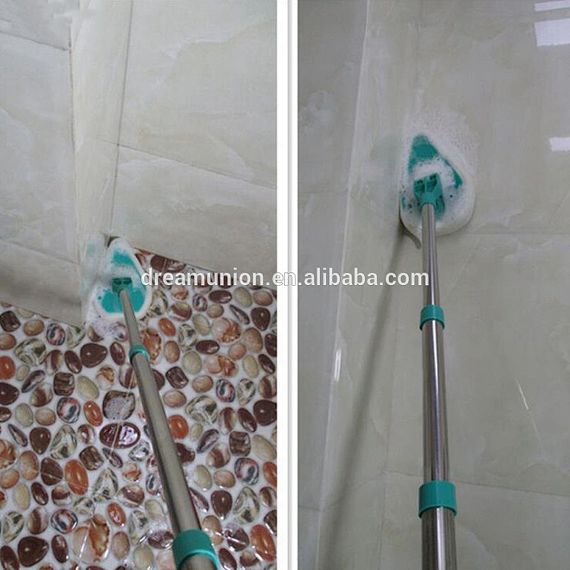 Clean New Reach 3 in 1 Bathtub Mop Kitchen Brush Handled Scrub Ultimate Clean Cleaner
