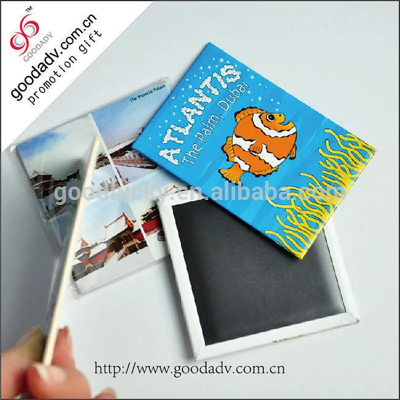 Guangzhou tourist souvenir fridge magnet custom clock fridge magnet