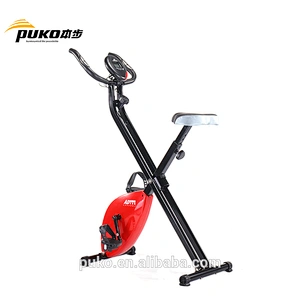 Magnetic Upright Red impulse foldable exercise bike With Heart Rate