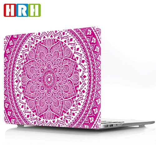 2 In 1 Mandala Flower silicone case Hard Case Cover and Matching Keyboard Cover for MacBook Air Pro Retina for macbook pro 17