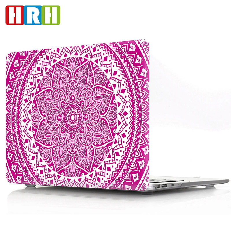 2 In 1 Mandala Flower silicone case Hard Case Cover and Matching Keyboard Cover for MacBook Air Pro Retina for macbook pro 17