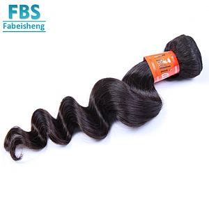 2018 FBS hair labels bundle natraul black hair loose curly hair extension