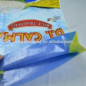 Sell well 25kg plastic rice bag with design printing for flour,feed,fertilizer,bean,wheat