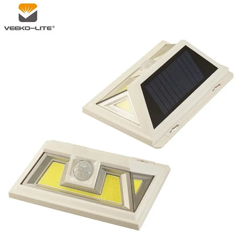 Wireless outdoor Garden flood waterproof LED Solar rechargeable motion sensor light COB rechargeable solar sensor light