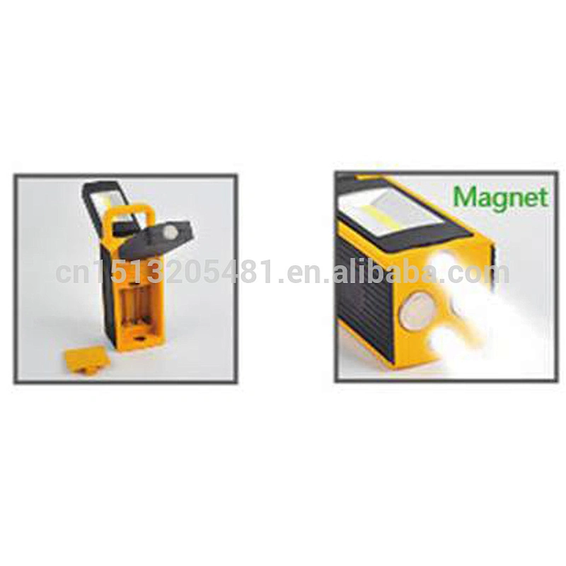 Portable Hanging Multi-functional 3W COB Work Light LED for Home, Emergency, Camping,Power-outage,work light with magnets