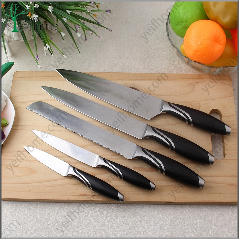 2017 best seeling 5 pcs kitchen knife set