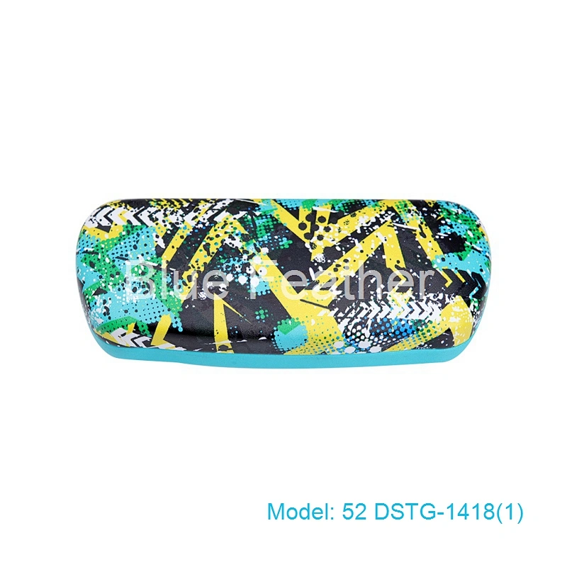 Unique Digital Printing Camouflage Pattern PU Glasses Cases for Unisex