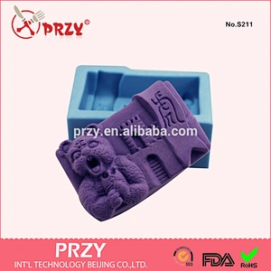 silicone animal tiger Zodiac tiger soap mold