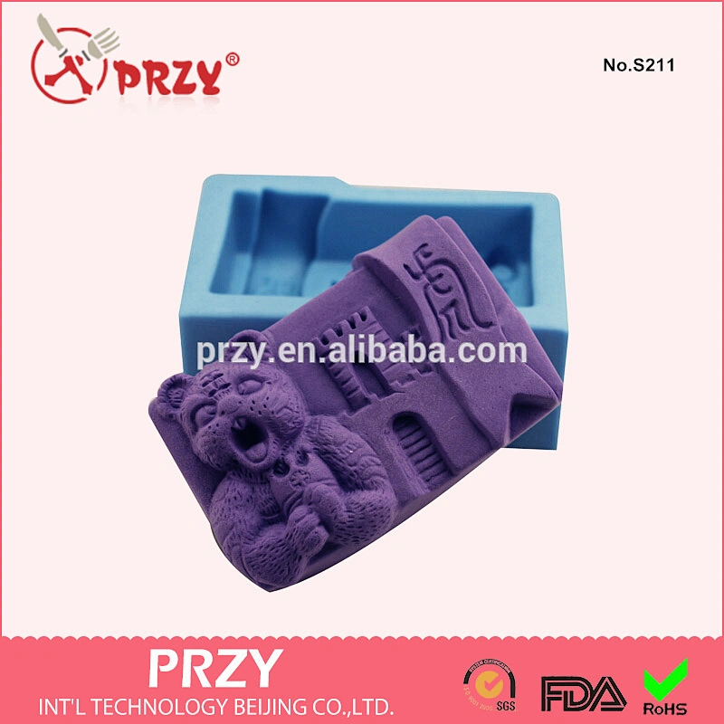 silicone animal tiger Zodiac tiger soap mold