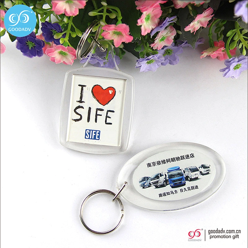 Acrylic keychains custom printed acrylic charms key holder