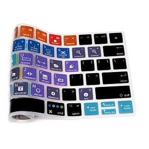 Waterproof Ableton Live Custom shortcuts skin oem hotkeys keyboard covers Silicone Keyboard Protective Film For magic