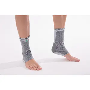 bamboo fiber four way elastic comfortable ankle brace compression sleeve