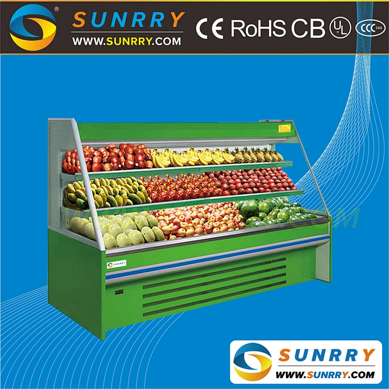 Factory Price Supermarket Refrigerator Display Showcase for Vegetable and Fruit Display