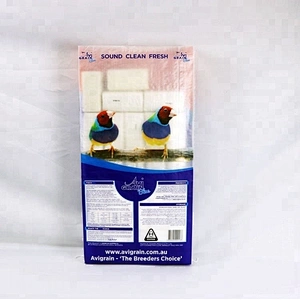 China bopp laminated pp woven birdseed packaging bag,animal feed bag pp woven