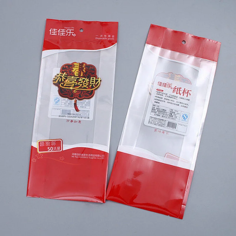 Rectangular PE bags are used for disposable goods