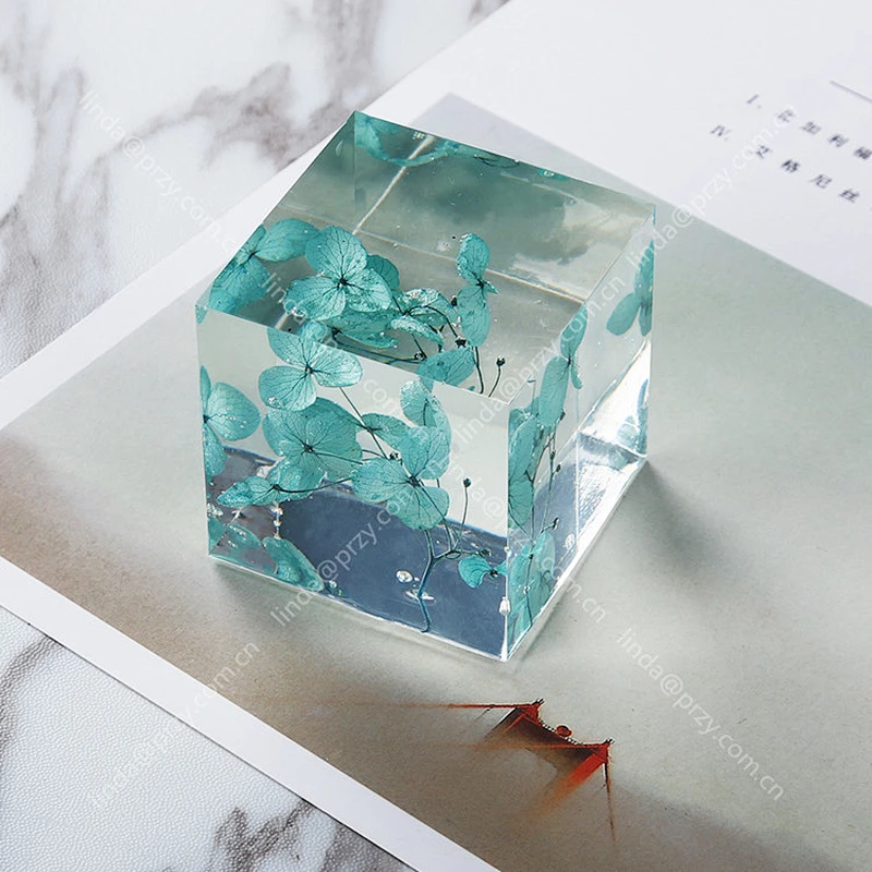 Mirror cube  decoration Epoxy molds DIY 2cm-6.5cm crystal dried flower epoxy jewelry Mold