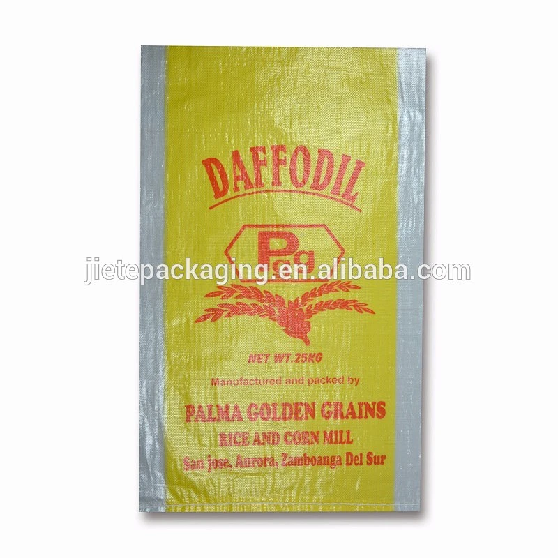 100% new polypropylene yellow PP plastic woven bags for sugar, salt, flour, rice