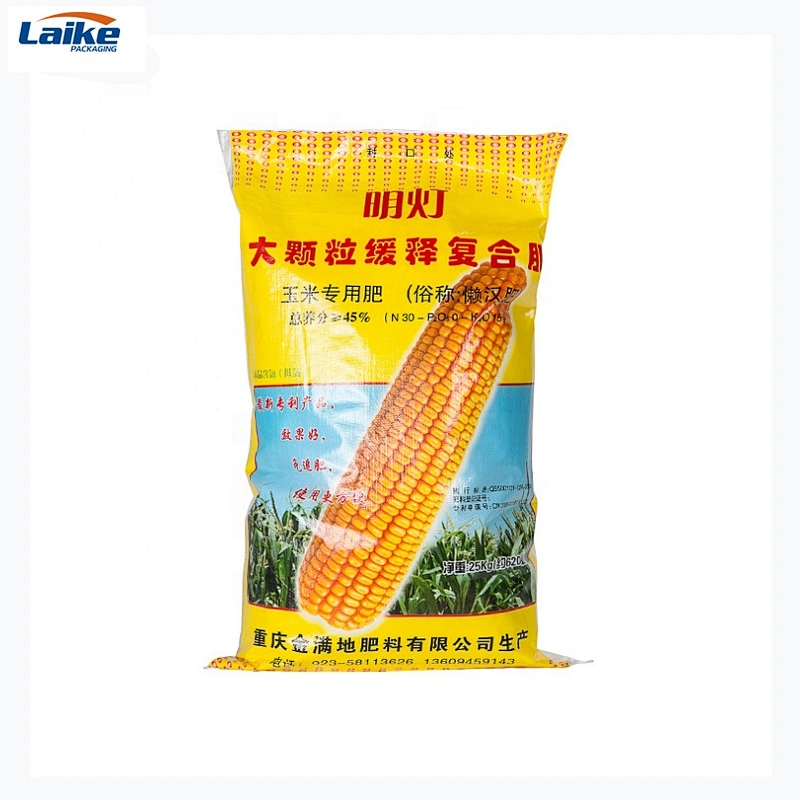2019 raw material PP woven wheat flour packaging  50kg maize bags