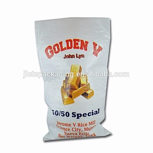 plastic grain, flour, rice, wheat, fertilizer pp woven packing bag 50kg