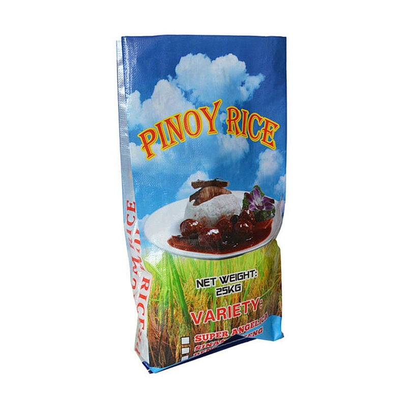2018 hot sale fashion pp woven virgin material rice bag 50 kg 25kg with gravure printing