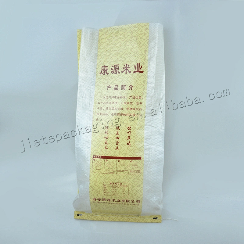 New pp woven rice packing bag with transparent window,rice bag size 10kg