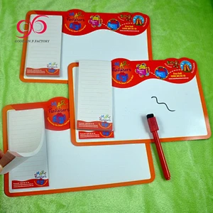 Promotion high quality white magnetic dry erase wipe board