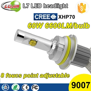 2017 Super Bright All-in-One 60W 6600lm L7 XHP70 9007 LED Car Headlight Bulbs 9007 HB5 P29T PX29T LED Conversion Kits
