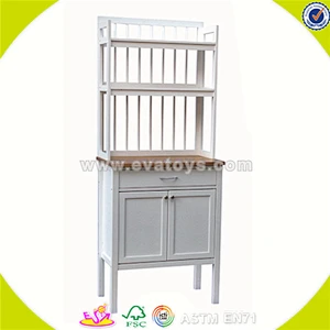 wholesale top quality kids wooden white cabinet superb baby wooden storage W08D025