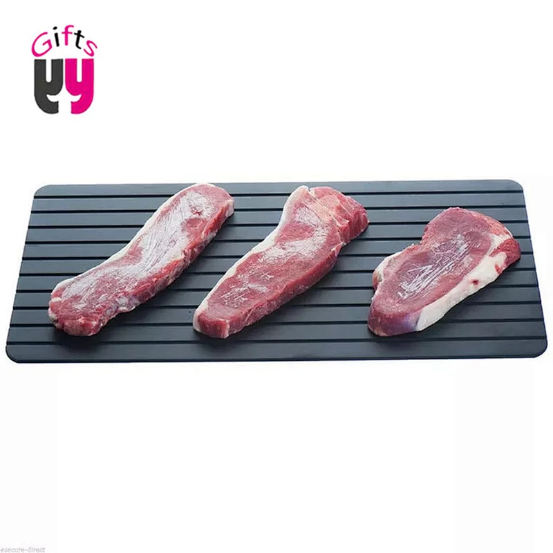 aluminum frozen meat thawing board fast defrosting tray for kitchen accessories