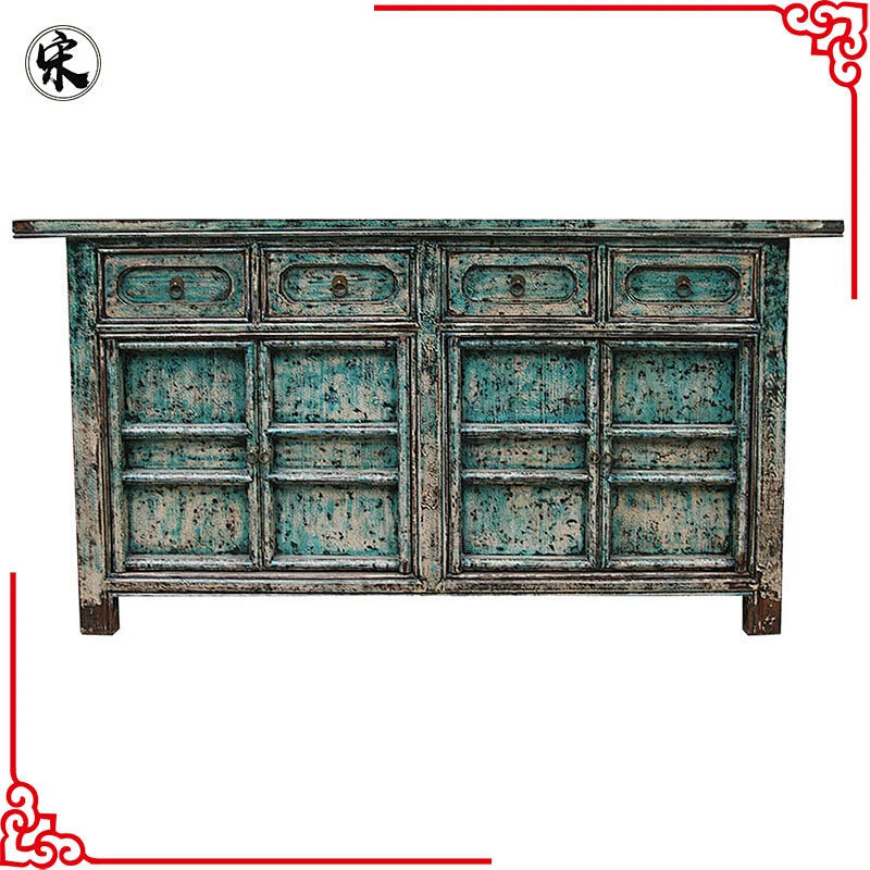 chinese recycled wood oriental furniture in living room
