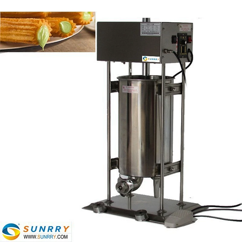 High-capacity auto-lift driven churro display machine with high efficient and quality