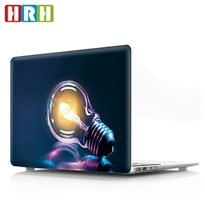 creative bulb pattern laptop case plastic shell case laptop protection for macbook pro makeup for macbook 13 case