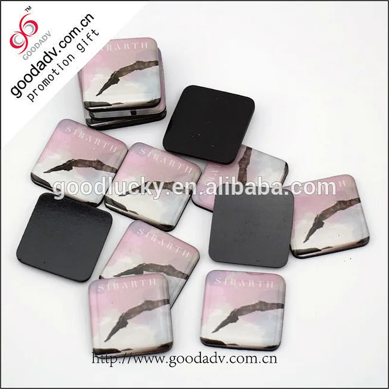 Promotional gifst epoxy polyresin fridge magnet sticker custom
