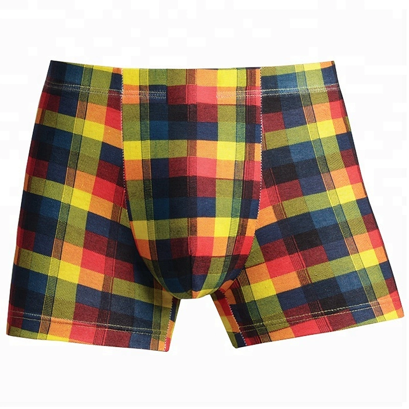 2018 Trending Rainbow Printed Boxer Briefs Boy Gay Underpants Old Man Underwear