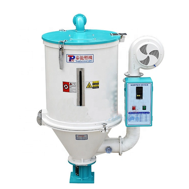 Industrial plastic hopper dryer
