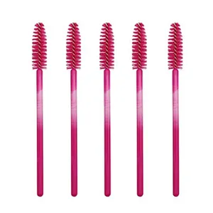 100PCS Disposable Wand Applicator Extension Retractable Eyelash Brush