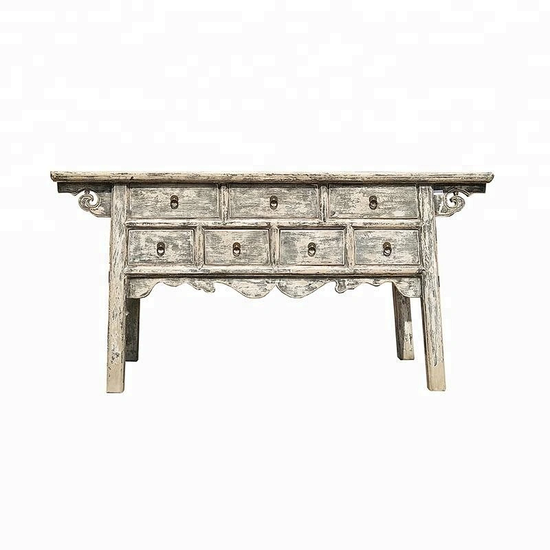 wholesale chinese antique reproduction furniture, vintage distressed table