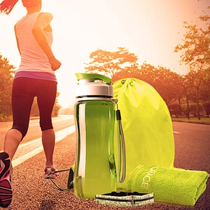 Hot sell Sports Goods Set Bag Towel Water Bottle New Design Wholesale Outdoor Sports Set
