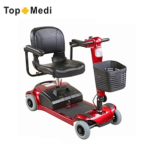 Electromagnetic Brake Fast Electric Disabled Mobility Scooter With LED Headlight