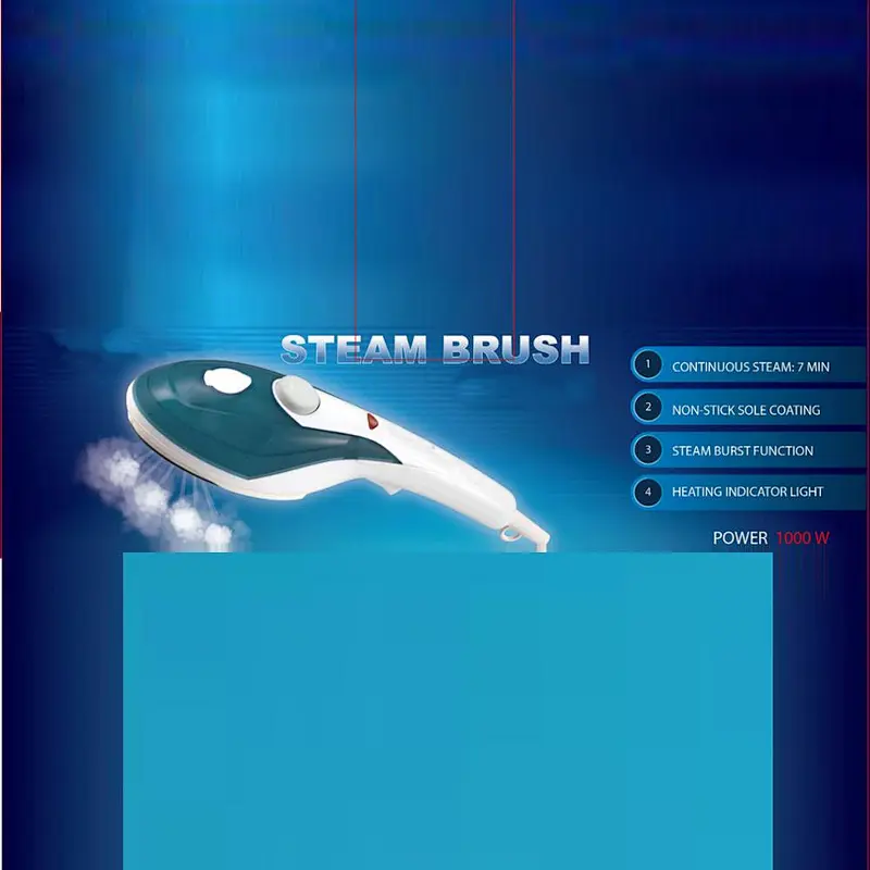 Portable Travel Handheld Clothes Irons Steamer Brush Garment Cleaner Adjustable Steam
