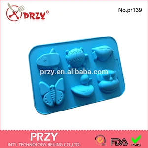 Animal silicone ice cube tray