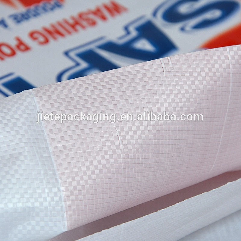 custom durable plastic pp woven bags for washing powder, soap powder, detergent 15kg 25kg packaging