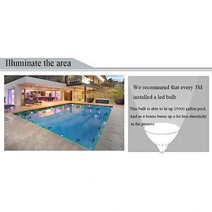 HOTOOK China Supplier LED Marine Underwater Light 120V 35W RGB IP68 Waterproof Par56-E27 Pool Light for Spa Pond Piscina