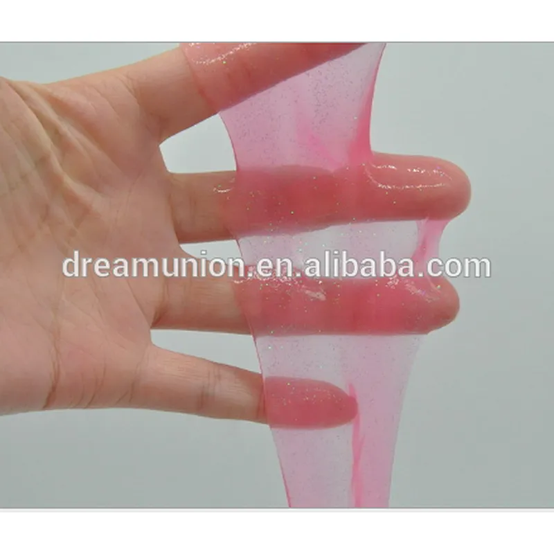 clear putty with glitter