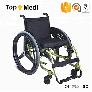 Medical equipment lightweight carbon fiber leisure sport wheelchair for disabled