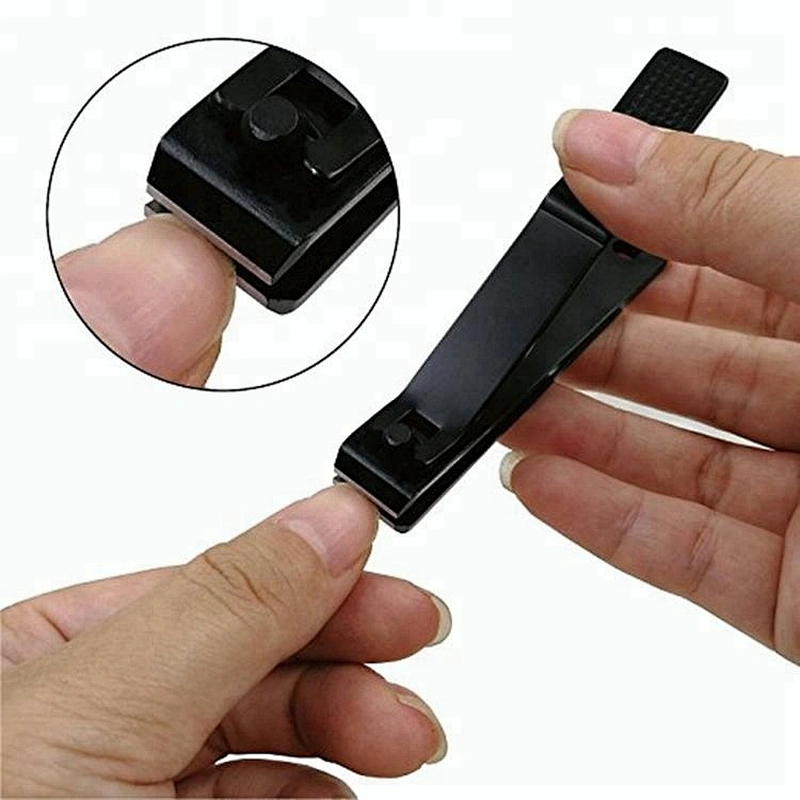 Cheap black nail clipper set stainless steel kits