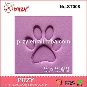 ST008 PRZY High quality handmade diy bear's paw soap stamp